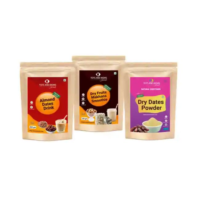 Tots and Moms Power Drink Combo (1 Combo packof3 Packs)