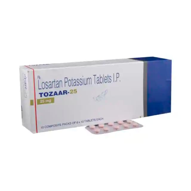 Tozaar 25 (10 tablets in 1 strip)