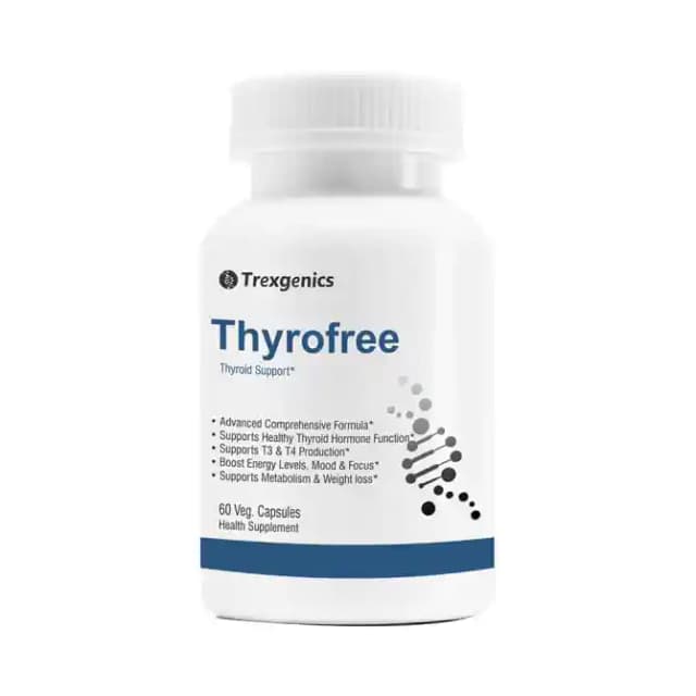 Trexgenics Thyrofree Veg (1 Bottle of 60 vegicaps)