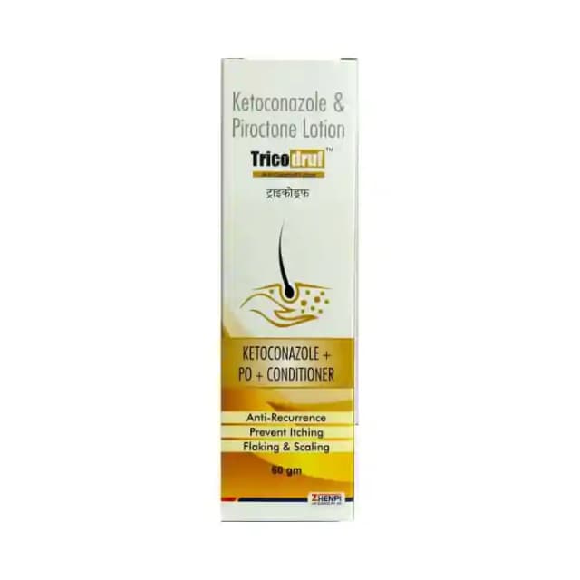 Tricodruf Anti Dandruff Lotion (60 gm in 1 tube)