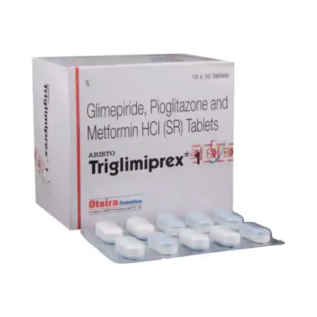 Triglimiprex 1 SR (10 tablets sr in 1 strip)