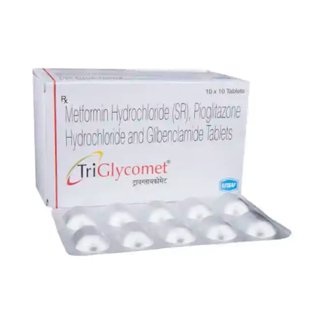 Triglycomet SR (10 tablets sr in 1 strip)