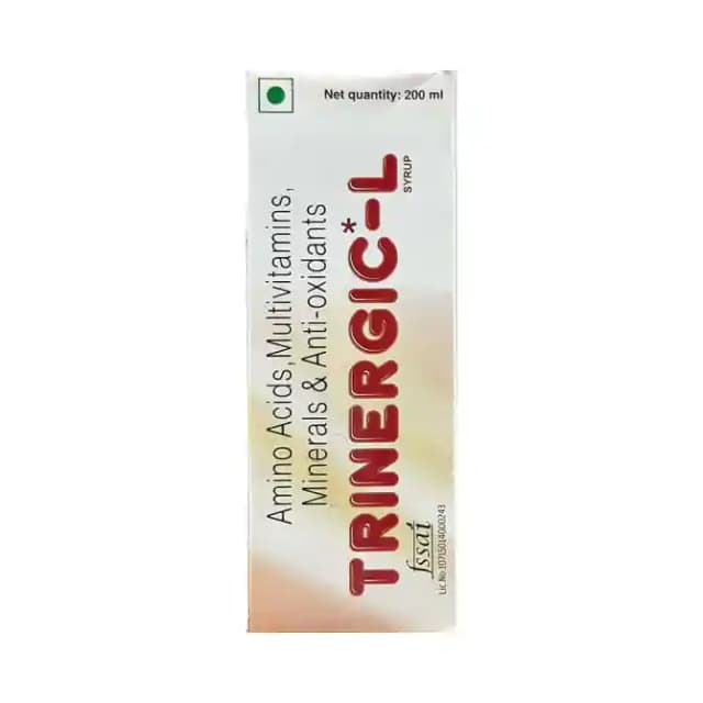 Trinergic L Syrup (1 Bottle of 200 ml Syrup)