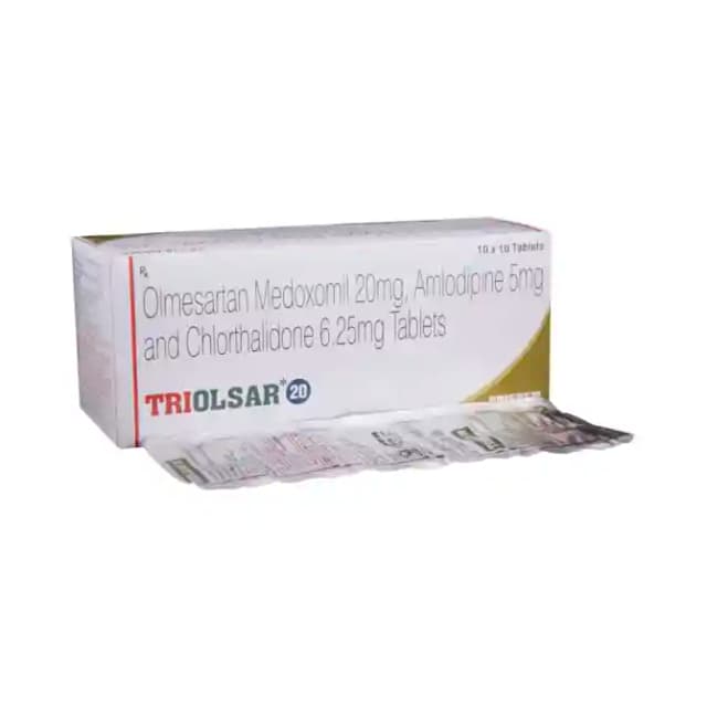 Triolsar 20 (10 tablets in 1 strip)