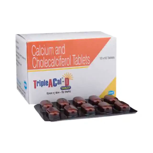 TripleACal D (1 Strip Of 10 tablets)
