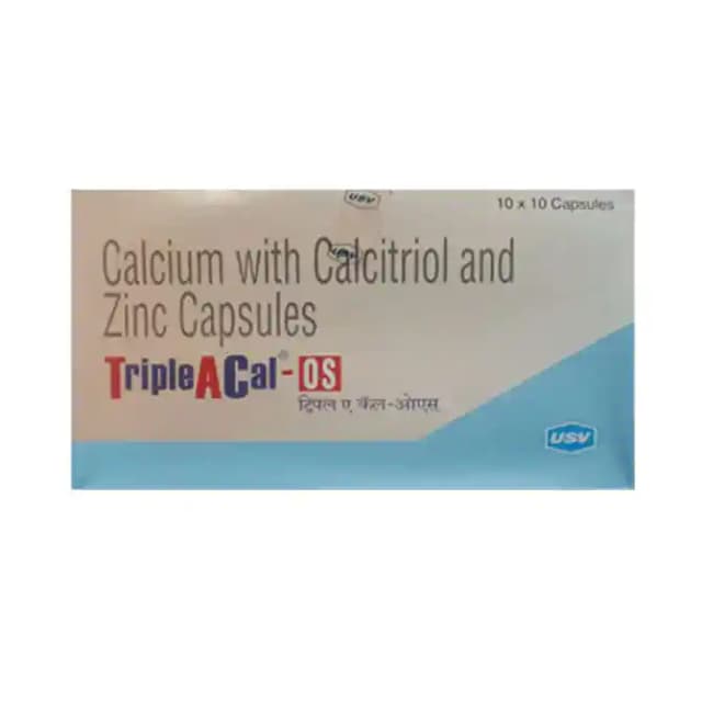 TripleACal OS (1 Strip Of 10 capsules)