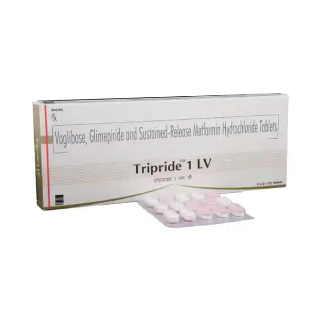 Tripride 1 LV SR (15 tablets sr in 1 strip)