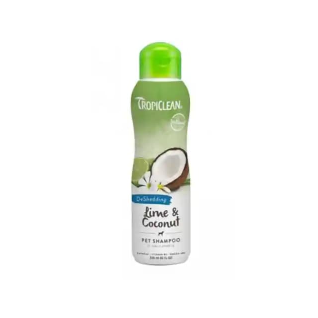 Tropiclean Lime & Coconut Pet Shampoo (1 Bottle of 355 ml Shampoo)