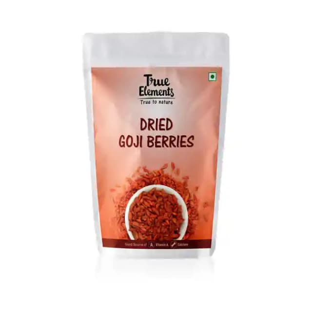 True Elements Dried Goji Berries (1 Packet Of 500 gm Seeds)