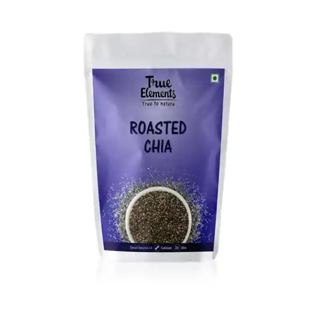 True Elements Roasted Chia Seeds (1 Packet Of 125 gm Seeds)