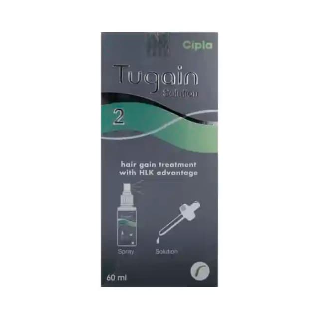 Tugain 2% Solution (60 ml in 1 bottle)