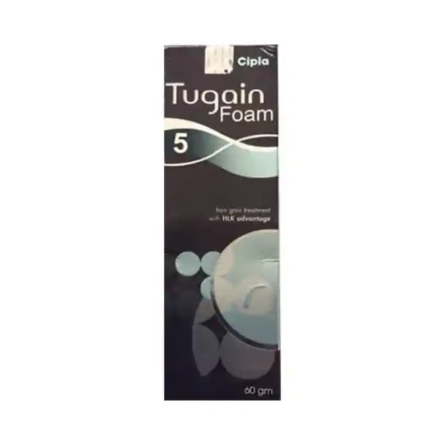 Tugain 5% Foam (60 gm in 1 bottle)
