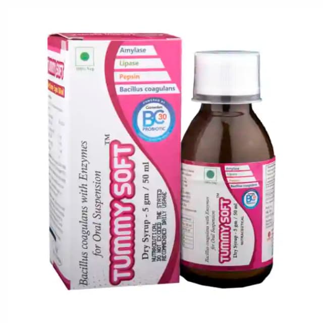 Tummy Soft Dry Syrup (1 Bottle of 50 ml Dry Syrup)