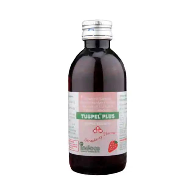 Tuspel Plus Syrup Strawberry (100 ml in 1 bottle)
