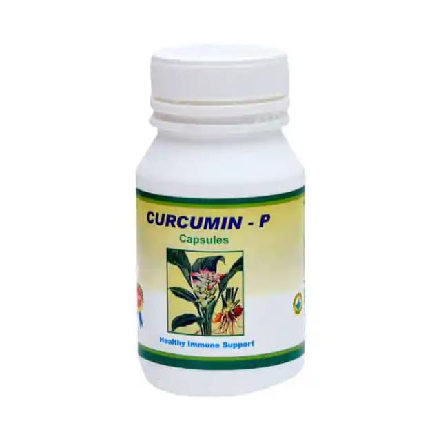 TVS Biotech Curcumin P (1 Bottle of 60 capsules)