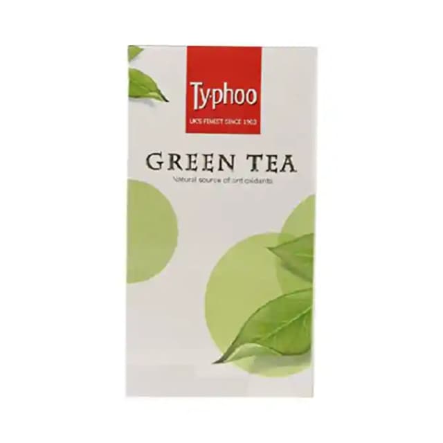 Typhoo Green Tea Foil Fresh Bags (1 Box Of 100 tea bags)