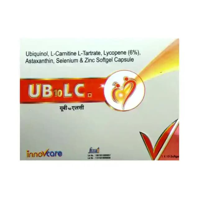 UB10 LC Soft Gelatin (1 Strip Of 10 soft gelatin capsules)