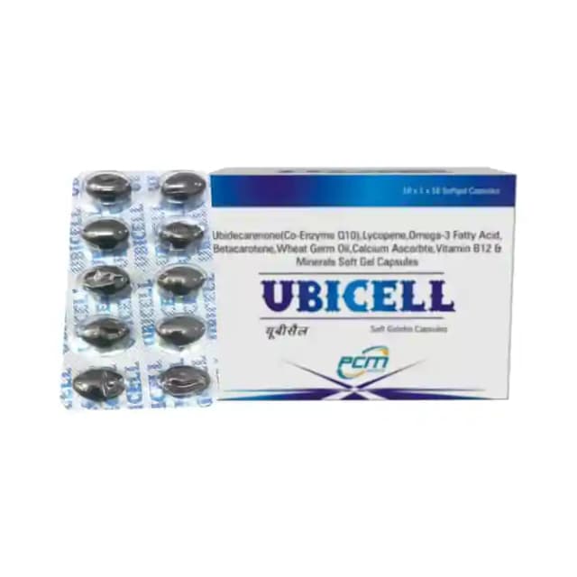 Ubicell Soft Gelatin (1 Strip Of 10 soft gelatin capsules)