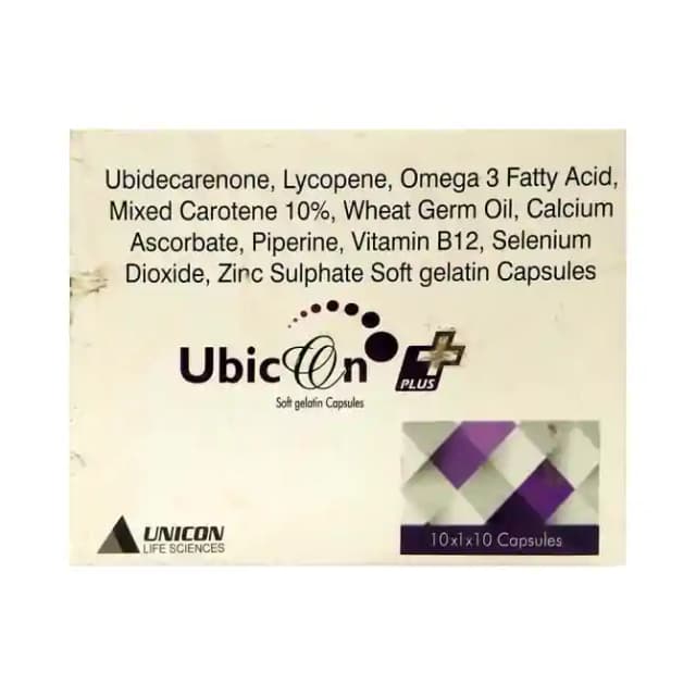 Ubicon Plus Soft Gelatin (1 Strip Of 10 soft gelatin capsules)