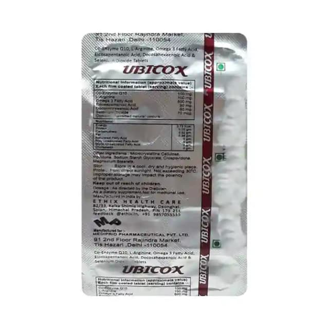 Ubicox (1 Strip Of 10 tablets)