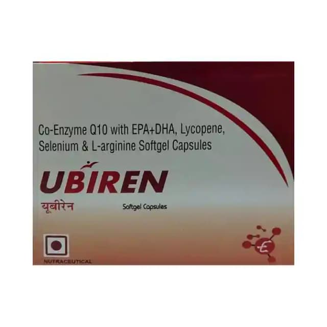Ubiren Softgel (1 Strip Of 10 soft gelatin capsules)