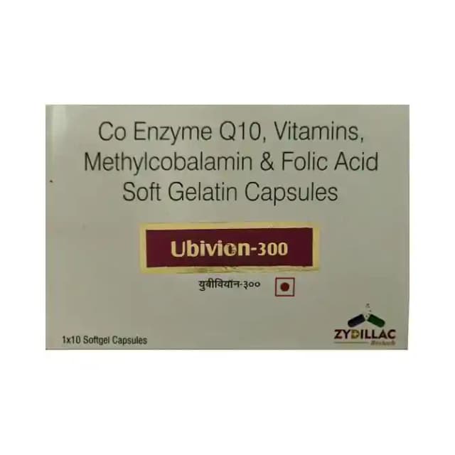 Ubivion 300 Soft Gelatin (1 Strip Of 10 soft gelatin capsules)