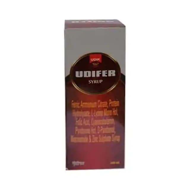 Udifer Syrup (1 Bottle of 200 ml Syrup)
