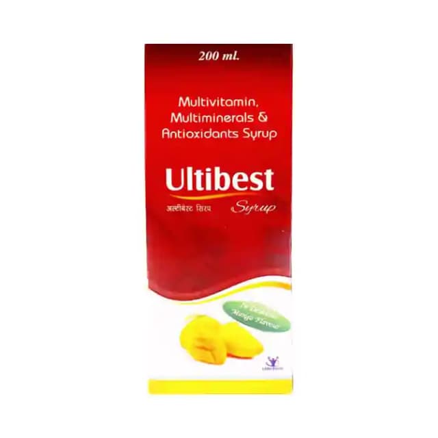 Ultibest Syrup Delicious Mango (1 Bottle of 200 ml Syrup)