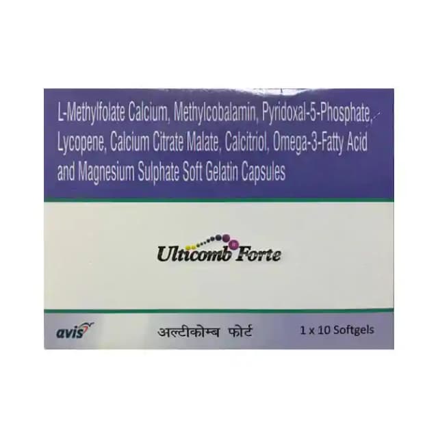 Ulticomb Forte Soft Gelatin (1 Strip Of 10 soft gelatin capsules)