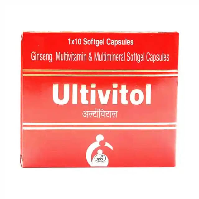 Ultivitol Softgel (1 Strip Of 10 capsules)
