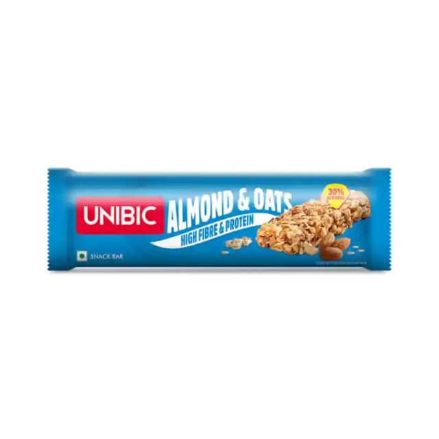Unibic Snack Bar Minis Almond Oats (1 Packet Of 12 bars)