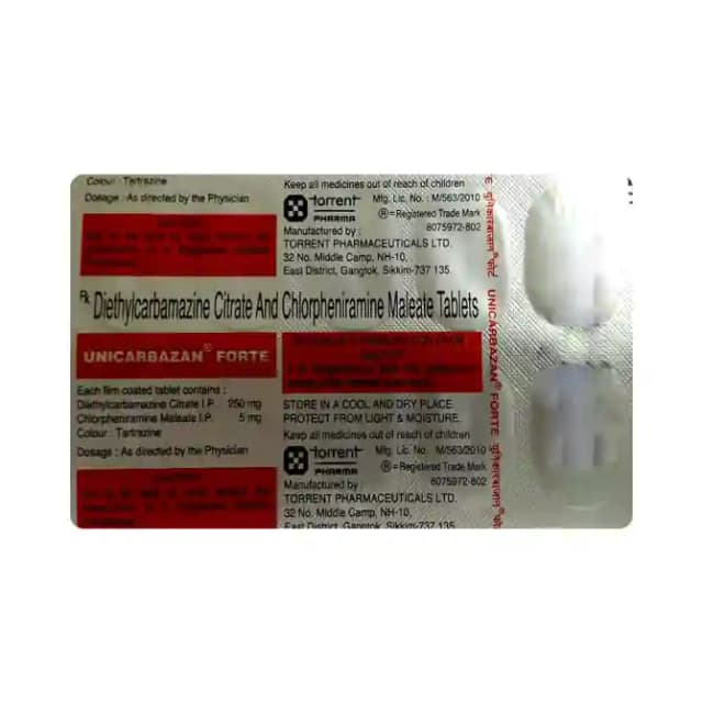 Unicarbazan Forte (10 tablets in 1 strip)