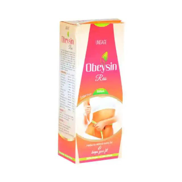 Unisage Obeysin Ras Sugar Free (1 Bottle of 500 ml Liquid)