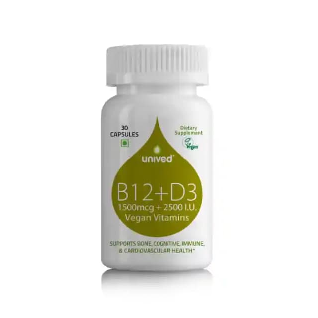Unived B12+D3 (1 Bottle of 30 capsules)