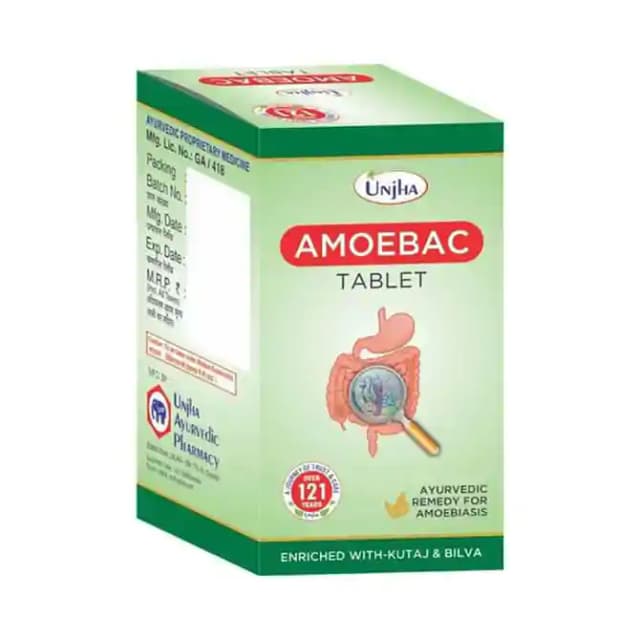 Unjha Amoebac (1 Box Of 25 tablets)