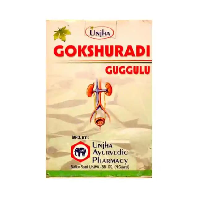 Unjha Gokshuradi Guggulu (1 Bottle of 60 tablets)
