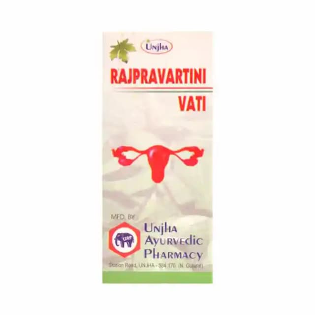 Unjha Rajpravartini Vati (1 Bottle of 40 tablets)