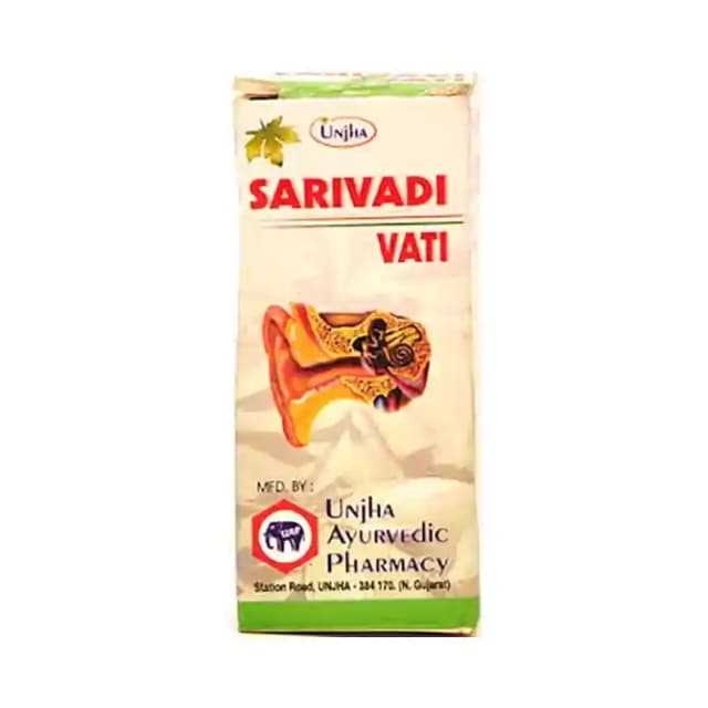 Unjha Sarivadi Vati (1 Bottle of 40 tablets)