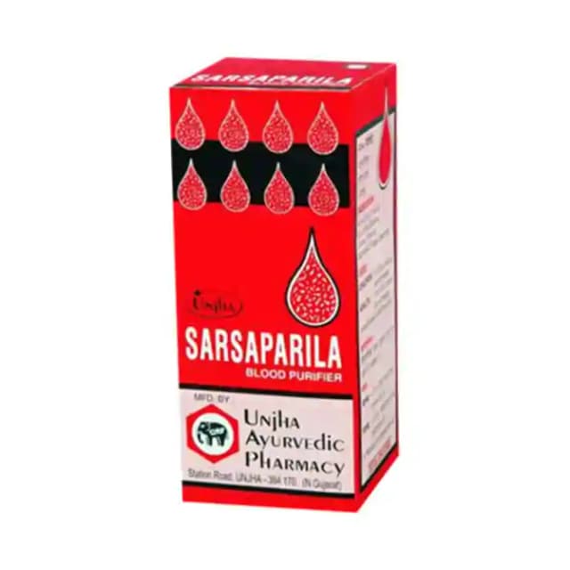 Unjha Sarsaparila (1 Bottle of 450 ml Liquid)