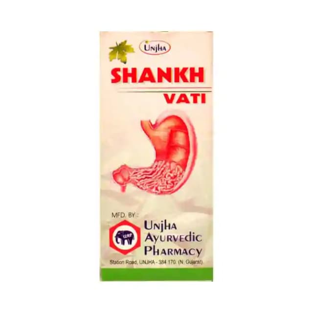 Unjha Shankh Vati (1 Bottle of 10 gm tablets)