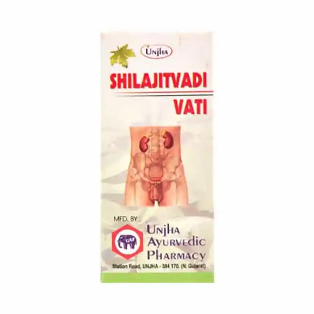 Unjha Shilajitvadi Vati (1 Bottle of 40 tablets)