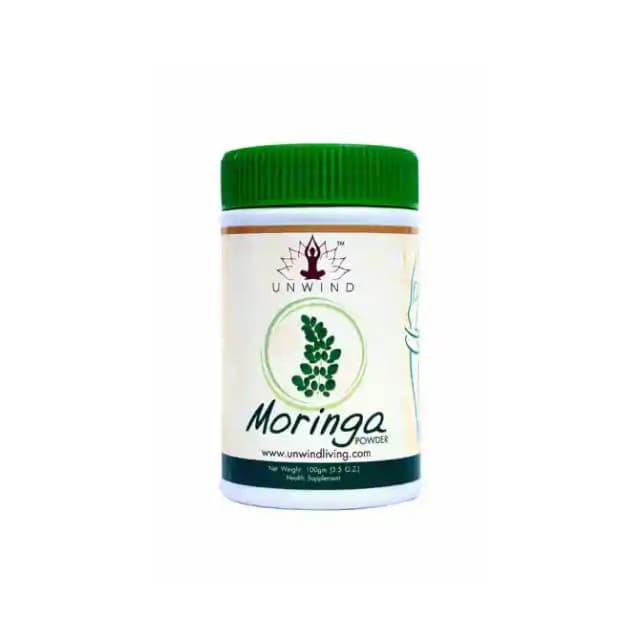 Unwind Moringa Powder (1 Bottle of 100 gm Powder)
