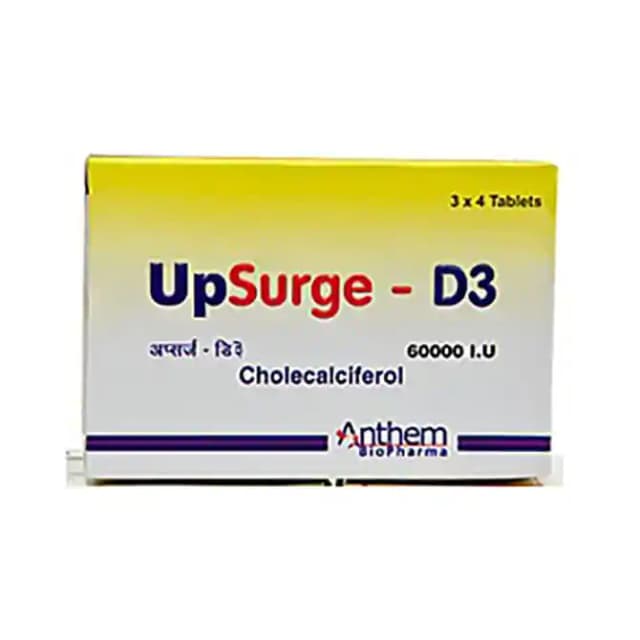Upsurge D3 (1 Strip Of 4 tablets)