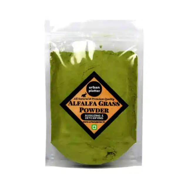 Urban Platter Alfalfa Grass Powder (1 Packet Of 300 gm Powder)