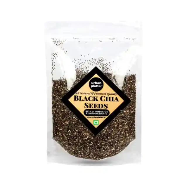 Urban Platter Black Chia Seeds (1 Packet Of 400 gm Seeds)
