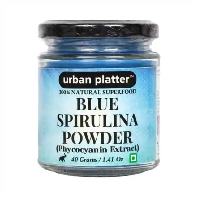 Urban Platter Blue Spirulina Powder (1 Jar Of 40 gm Powder)