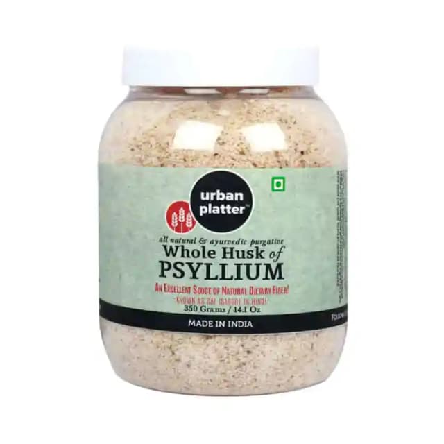 Urban Platter Whole Husk of Psyllium (1 Jar Of 350 gm Powder)