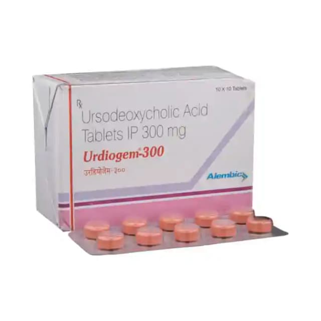 Urdiogem 300 (10 tablets in 1 strip)