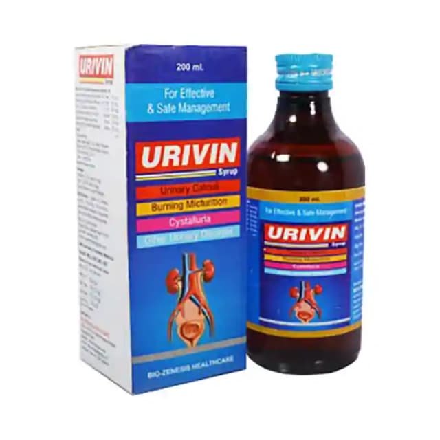 Urivin Syrup (1 Bottle of 200 ml Syrup)