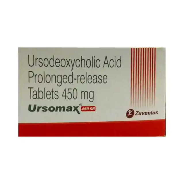Ursomax 450 SR (10 tablets pr in 1 strip)